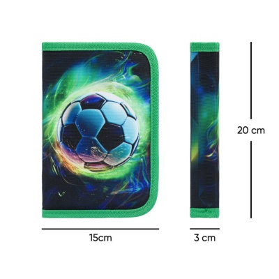 Školský peračník dvojchlopňový bez náplne Baagl "Futbal" Školský peračník dvojchlopňový bez náplne Baagl "Futbal"